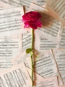 spartito musicale classica violino matrimonio Lago di Como
