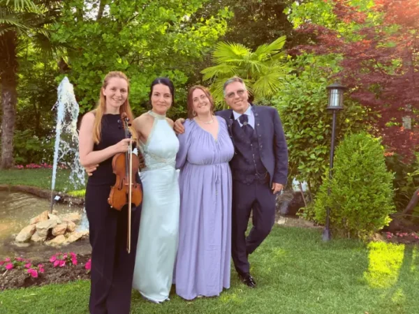 Mayra Pezzuti violinista per nozze sul Lago Maggiore